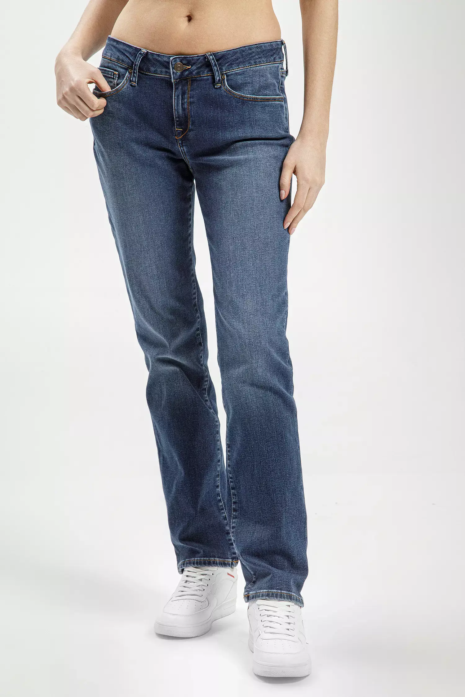 Gonna jeans con rosa - NO SECRETS