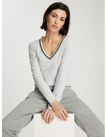 56224-537 LIGHT GREY MELANGE M 