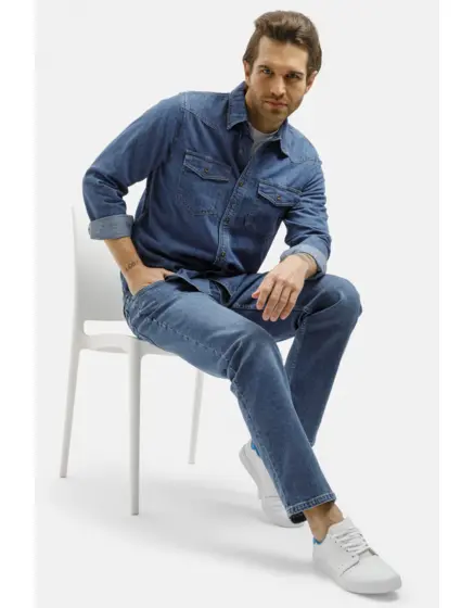 A 222-030 MID BLUE M 