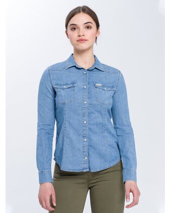 A 535-025 LIGHT MID BLUE M 